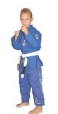 Children's Royce Gracie Kimono #1 Blue Brazilian Jiu-Jitsu Uniform 